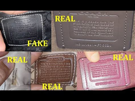 zipper serial number coach bag fake vs real|how to tell real coach purses.